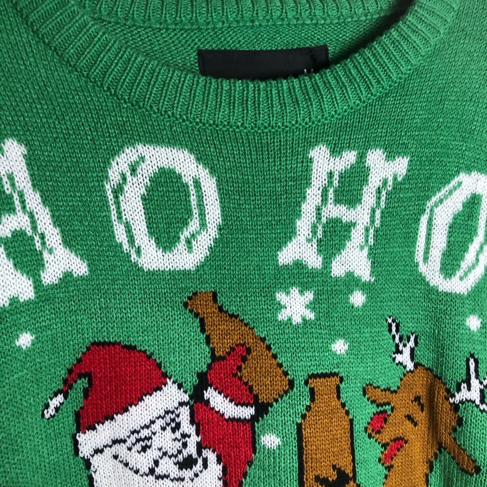 NWT. Ugly Christmas Sweater Ho Ho Hammered - Picture 2 of 12